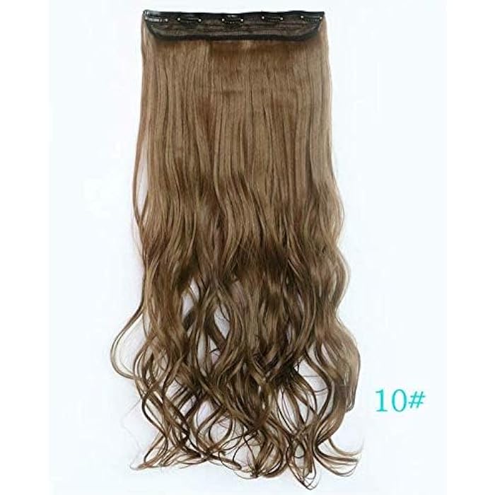 DILLARDS Fashion Fluffy Long Curly Hair Extension Golden Brown - Image 3
